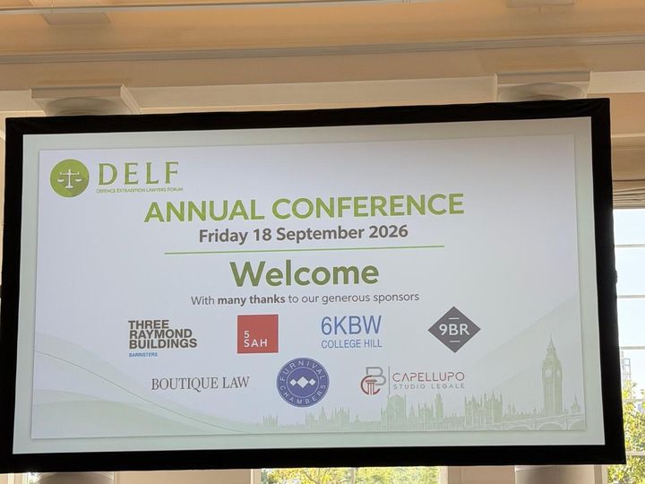 Welcome screen for the DELF Annual Conference, 18 September 2026